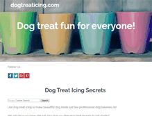 Tablet Screenshot of dogtreaticing.com